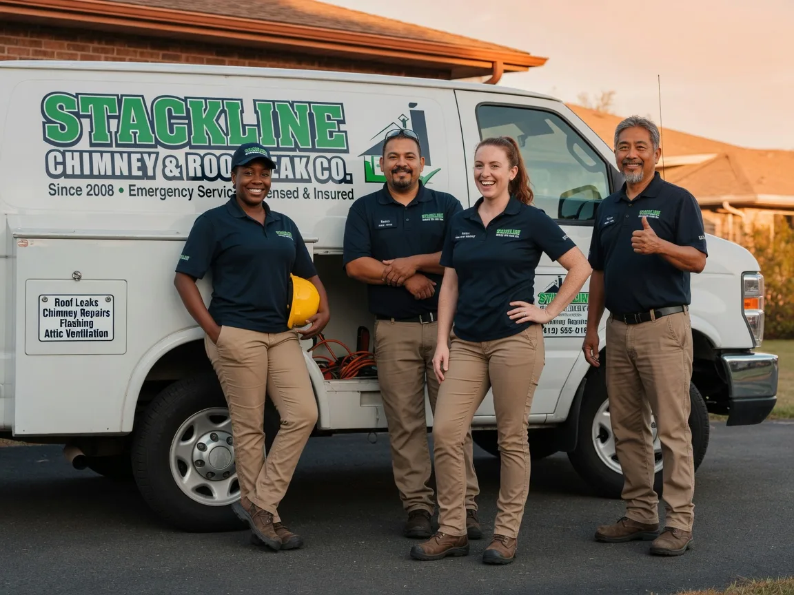 Chimney flashing repair company in Sherman, CT